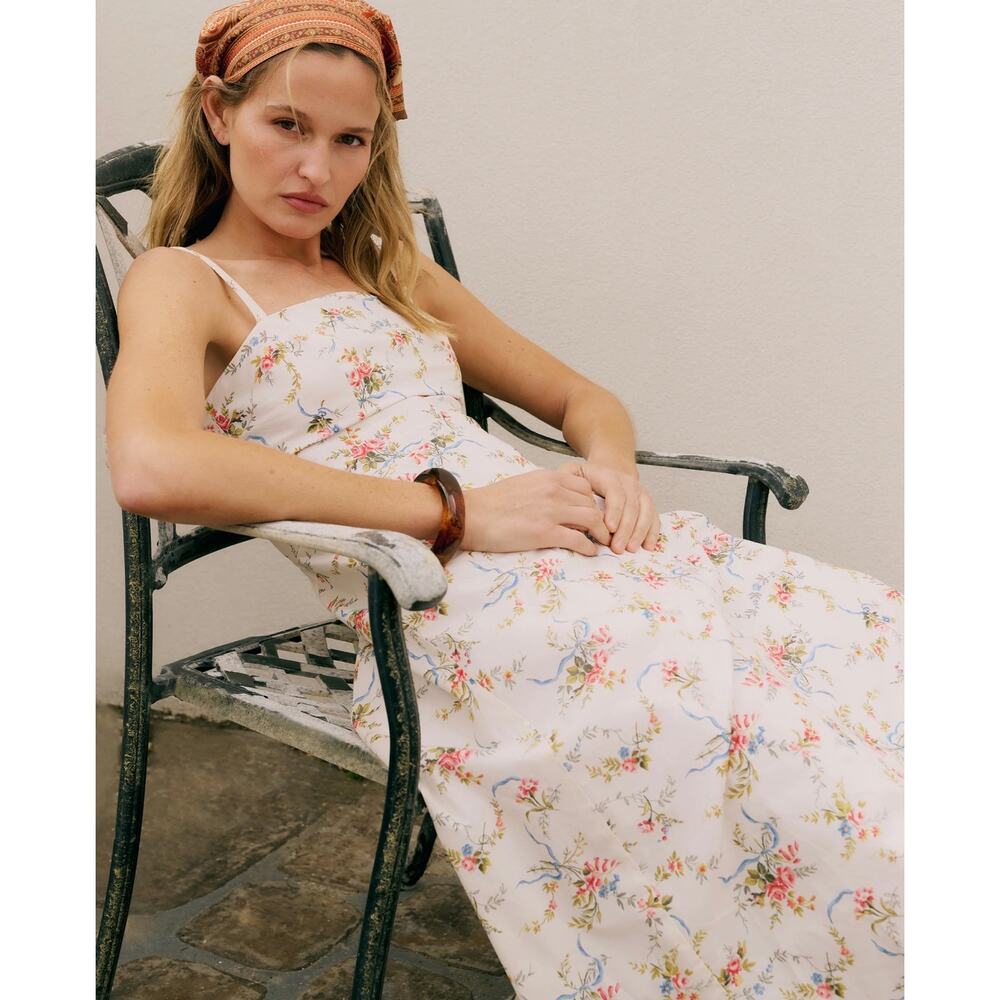 New sorella Judy  Cotton Dress floral lace $222 sz 6 - Picture 3 of 7